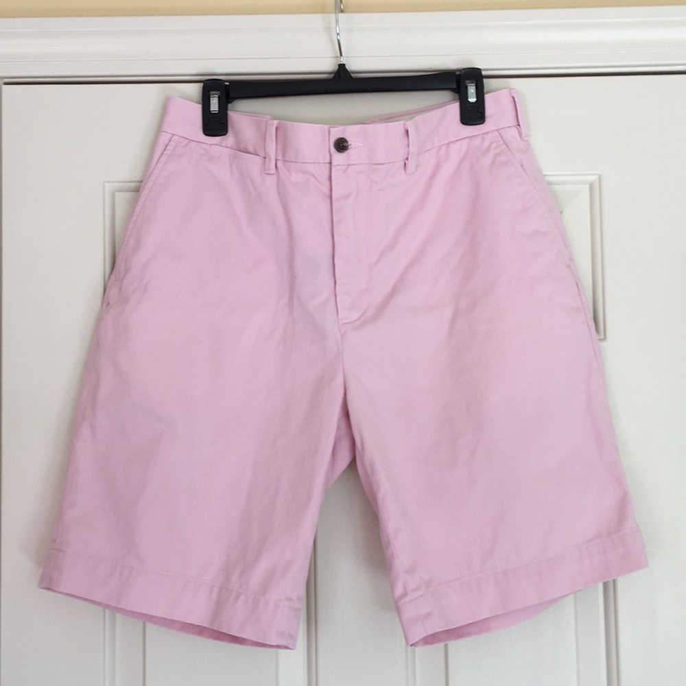 Men’s pink, Ralph Lauren Rugby shorts